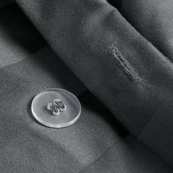 new Charcoal Charter Club Stripe 550 TC 100% Cotton Full/Queen Duvet Cover Set - Picture 6 of 11